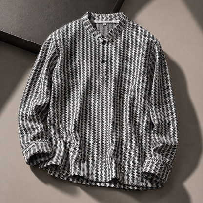 Marlowe Textured Henley Shirt