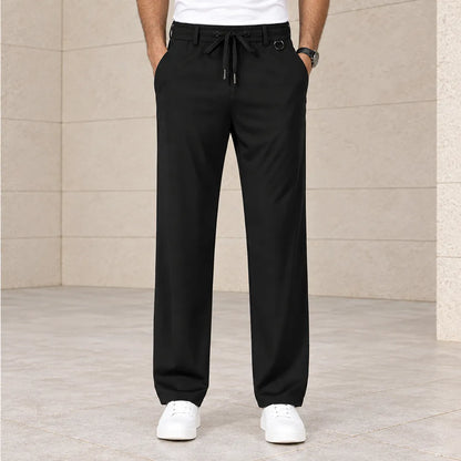 Relaxed Drawstring Casual Pants