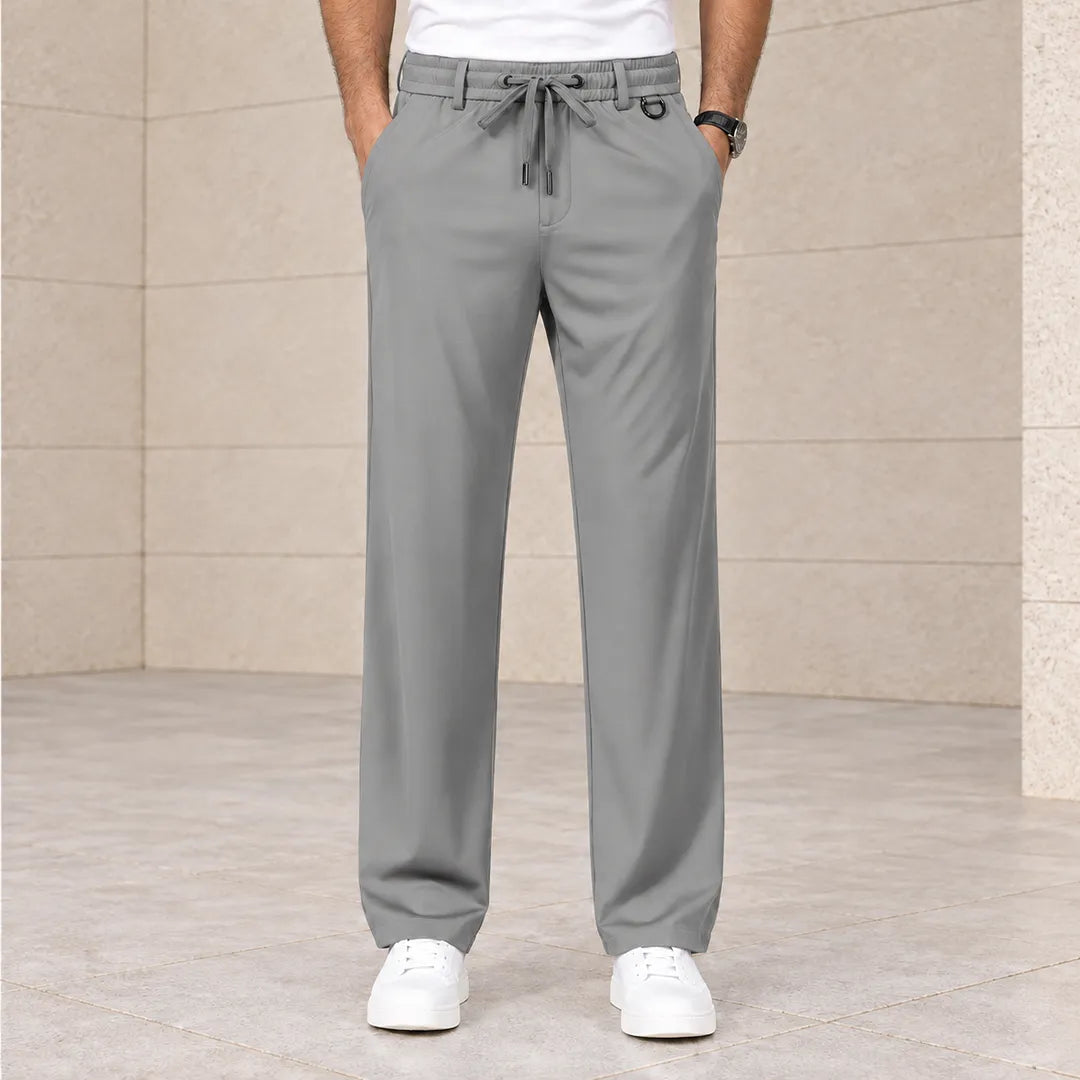Relaxed Drawstring Casual Pants